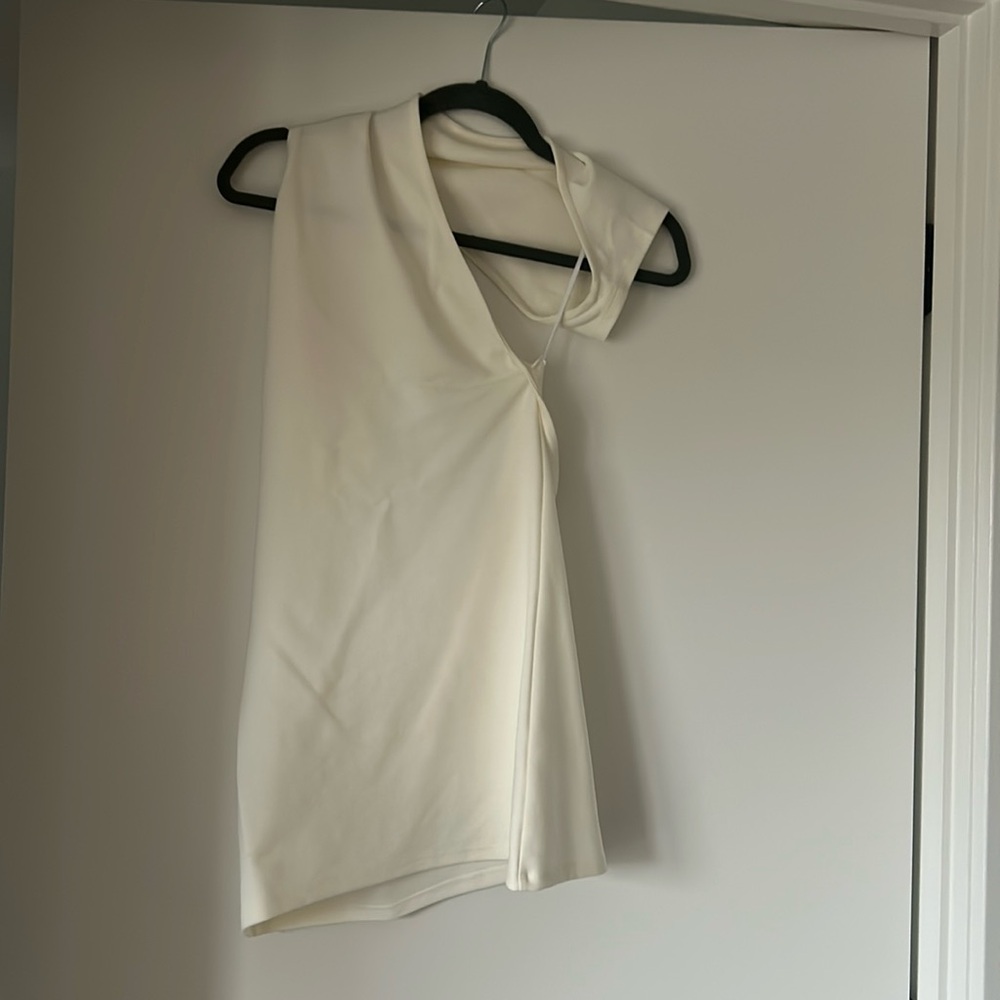 Wrap around shoulder top